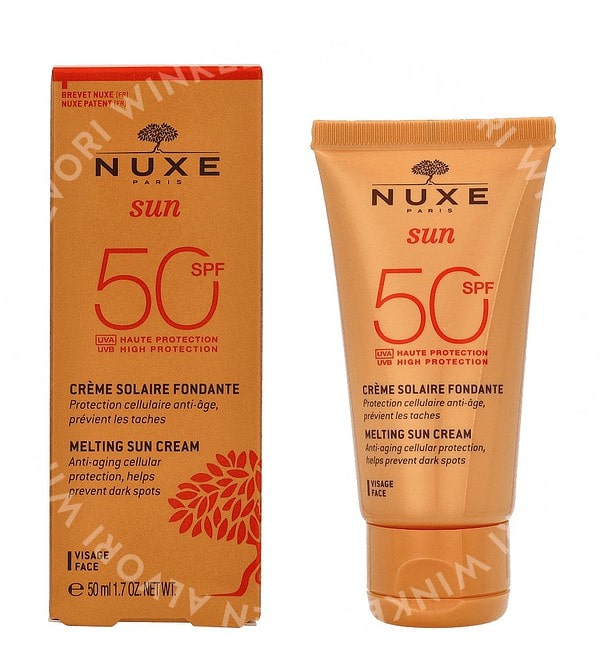 Nuxe Sun Melting Cream High Prot. For Face SPF50 50ml Normal To Dry Skin