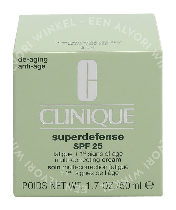 Clinique Superdefense Multi-Correcting Cream SPF25 50ml Combination Oily To Oily 3,4 - Afbeelding 3