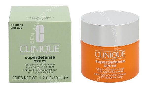 Clinique Superdefense Multi-Correcting Cream SPF25 50ml Combination Oily To Oily 3,4