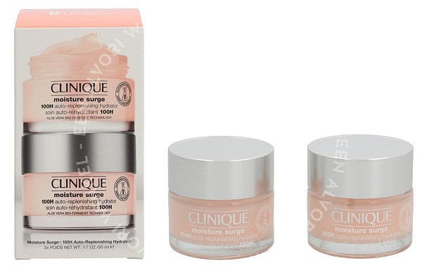 Clinique Moisture Surge 100H Auto-Replenis. Hydrator Duo Set 100ml 2x50ml/Travel Exlucive