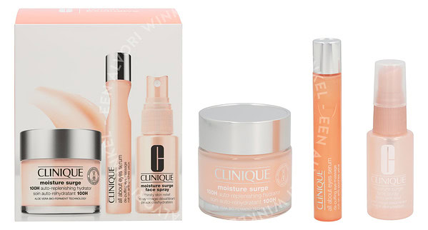 Clinique Moisture Surge Set 120ml Hydrator 75ml/Eye Serum 15ml/Face Spray 30ml