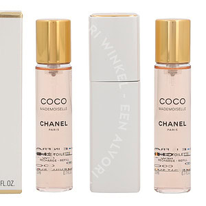 Chanel Coco Mademoiselle Giftset 60ml 2x Edt Spray Refill 20Ml/1x Edt Spray 20Ml - Twist and Spray