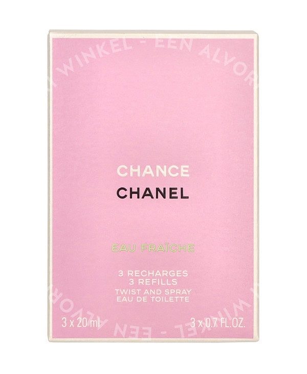 Chanel Chance Eau Fraiche Giftset 60ml 3x Edt Spray Refill 20Ml - Twist and Spray - Afbeelding 3