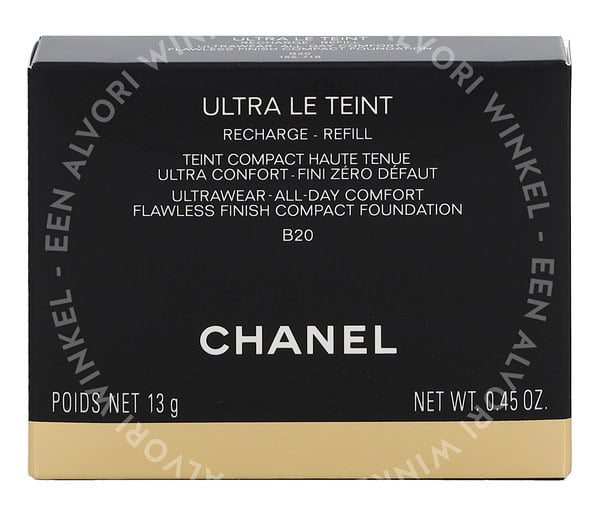 Chanel Le Teint Ultra Compact SPF15 - Refill 13g B20 - Afbeelding 3