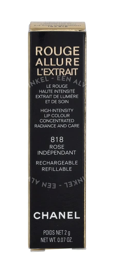 Chanel Rouge Allure L'Extrait High-Intensity Lip Colour 2g #818 Rose Independant - Afbeelding 2