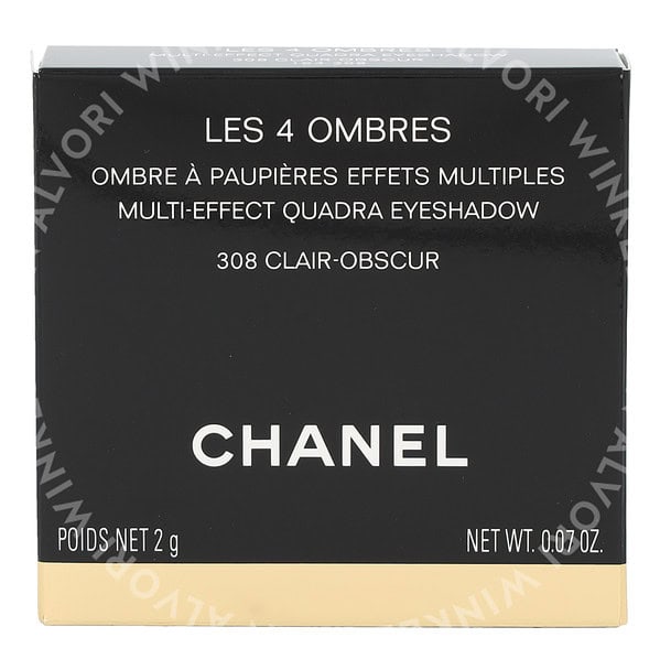 Chanel Les 4 Ombres Multi Effect Quadra Eyeshadow 2g #308 Clair-Obscur - Afbeelding 3