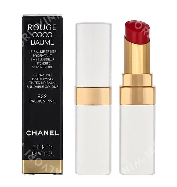 Chanel Rouge Coco Hydrating Beautifying Tinted Lip Balm 3g #922 Passion Pink