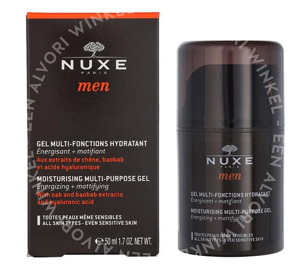 Nuxe Men Moisturizing Multi-Purpose Gel 50ml For All Skin Types - Even Sensitive Skin