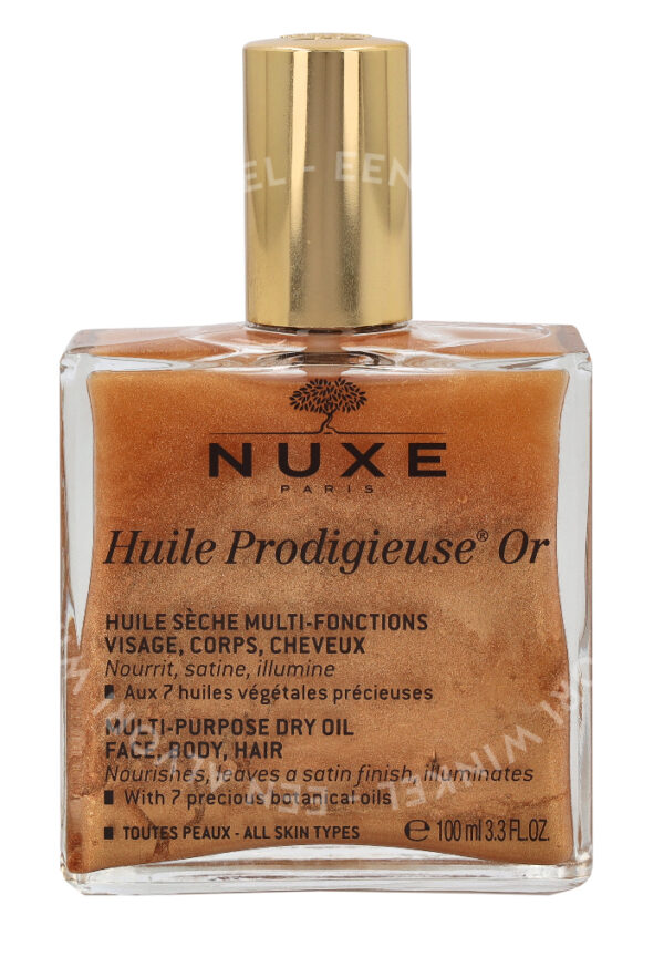 Nuxe Huile Prodigieuse Or 100ml Dry Oil - Face, Hair, Body All Skin Types - Afbeelding 2