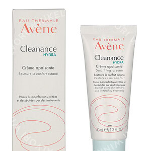 Avene Cleanance Hydra Soothing Cream 40ml For Skin Left Dry And Irritated By Medical Treatments