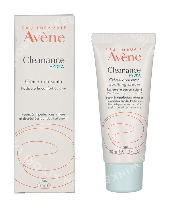 Avene Cleanance Hydra Soothing Cream 40ml For Skin Left Dry And Irritated By Medical Treatments