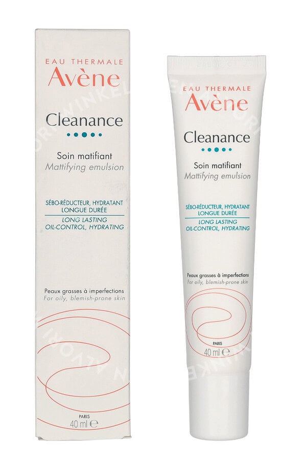 Avene Cleanance Mattifying Emulsion 40ml For Oily ,Blemish-Prone Skin
