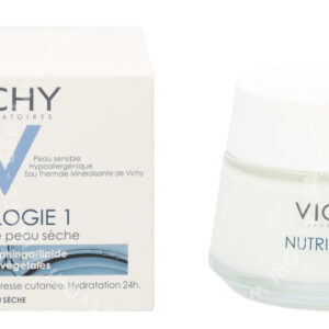 Vichy Nutrilogie 1 Intense Cream 50ml Dry Skin Hydration 24hr