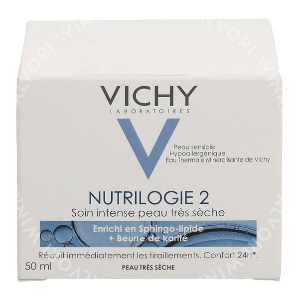 Vichy Nutrilogie 2 Intense Cream 50ml Very Dry Skin / Reduces Tightness, Comfort For Up To 24H - Afbeelding 3