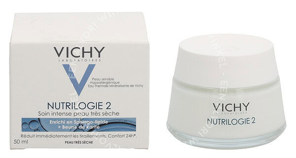 Vichy Nutrilogie 2 Intense Cream 50ml Very Dry Skin / Reduces Tightness