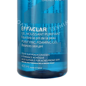 LRP Effaclar Purifying Foaming Gel w/Pump 400ml Oily Sensitive Skin