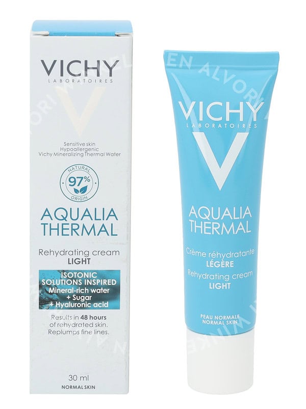 Vichy Aqualia Thermal Light Rehydrating Cream 30ml Results In 48HR Of Rehydrated Skin. Normal Skin