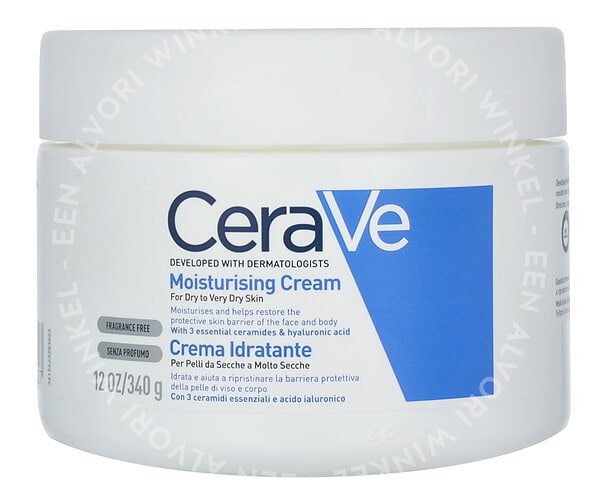 CeraVe Moisturising Cream 340g For Dry To Very Dry Skin