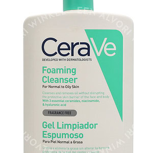 CeraVe Foaming Cleanser w/Pump 1000ml For Normal To Oily Skin