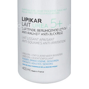 LRP Lipikar Lait Urea 5+ Smoothing Soothing Lotion 400ml