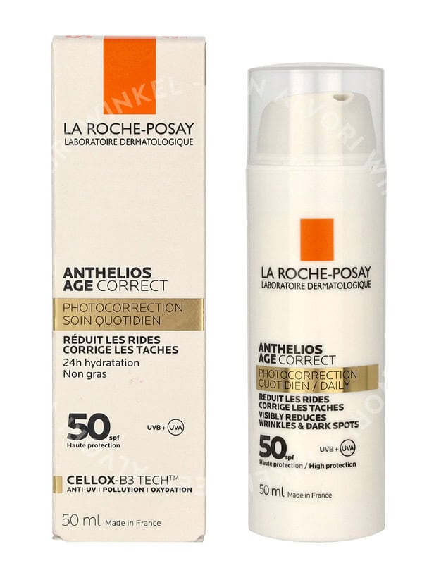 LRP Anthelios Age Correct Daily Light Cream SPF50+ 50ml Photocorrection