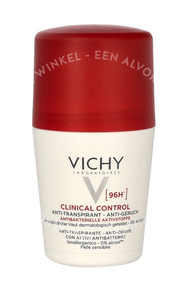 Vichy Clinical Control 96H Detranspirant Roller 50ml For Sensitive Skin - Afbeelding 2