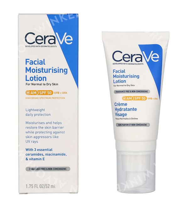 CeraVe Facial Moisturising Lotion SPF50 52ml For Normal To Dry Skin