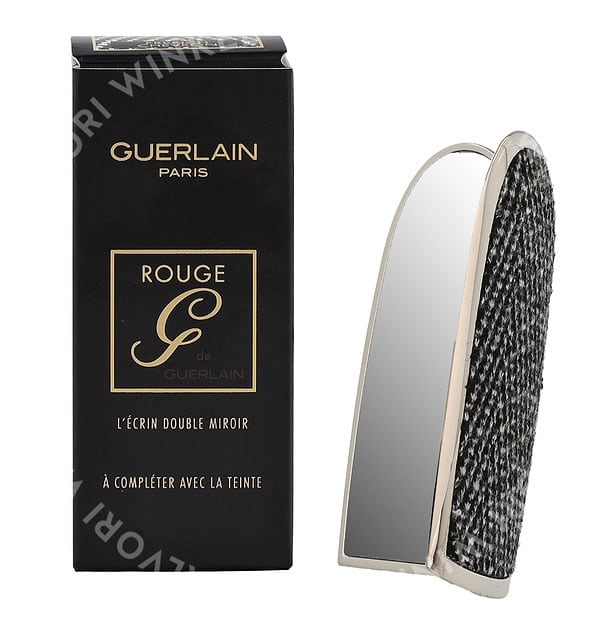 Guerlain Rouge G The Double Mirror Lipstick Case 1stuk French Chevron