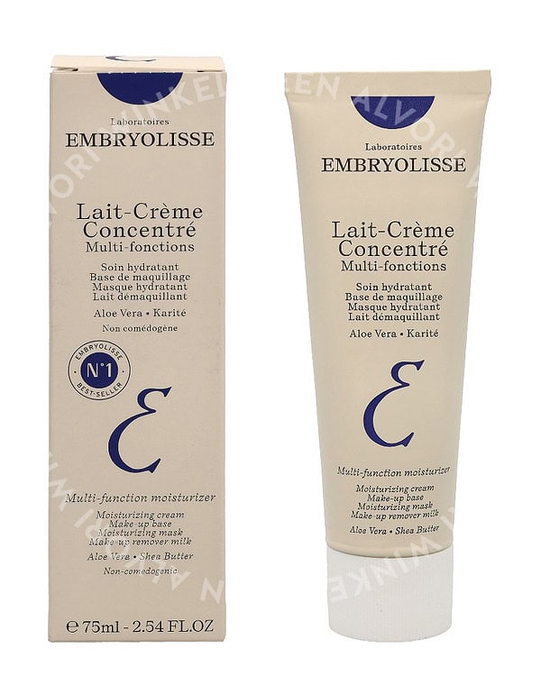 Embryolisse Concentrated Lait Cream 75ml Multi-Functional - Hydrating Cream/Make-Up Primer/Moisturizing Mask - For All Skin Types