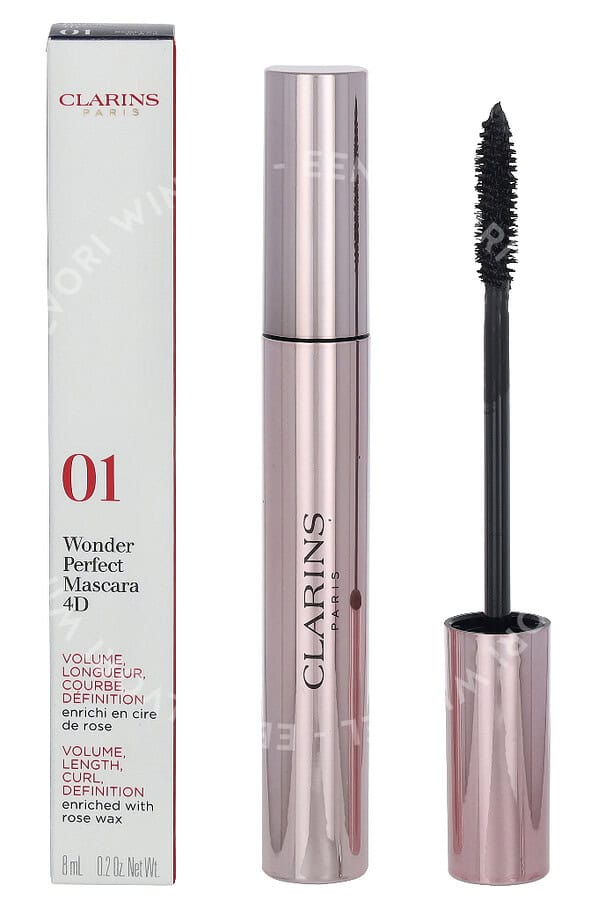 Clarins Wonder Perfect 4D Mascara 8ml #01 Perfect Black