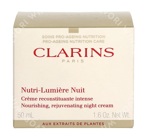 Clarins Nutri-Lumiere Nuit Revitalizing Night Cream 50ml All Skin Types - Afbeelding 3