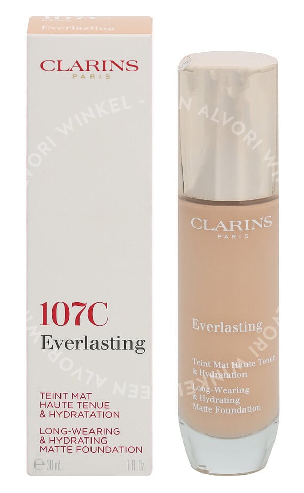 Clarins Everlasting Long-Wearing Hydrating Matte Foundation 30ml #107C Beige