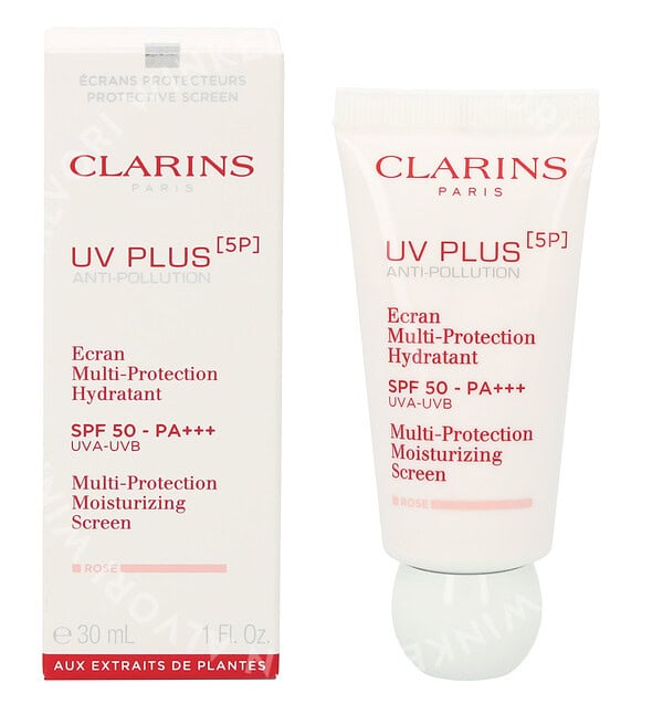 Clarins UV Plus [5P] Multi-Protection Moist. Screen SPF50 30ml Anti-Pollution