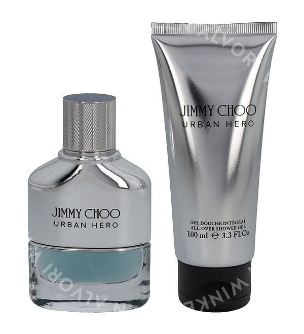 Jimmy Choo Urban Hero Giftset 150ml Edp Spray 50ml/Shower Gel 100ml - Afbeelding 2