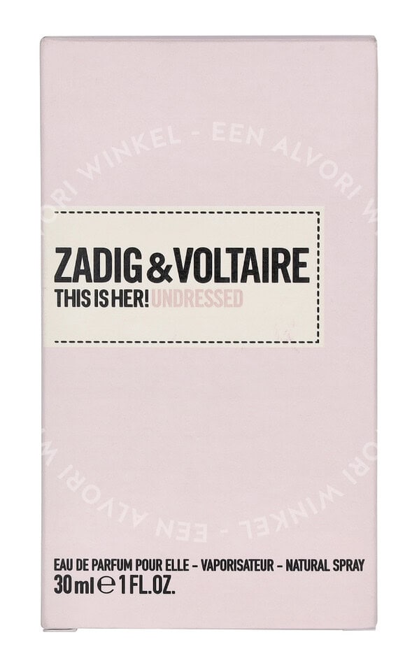 Zadig & Voltaire This Is Her! Undressed Edp Spray 30ml - Afbeelding 3