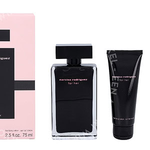 Narciso Rodriguez For Her Giftset 175ml Edt Spray 100ml/Body Lotion 75ml/Travel Retail
