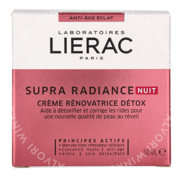 Lierac Supra Radiance Detox Renewing Cream 50ml Night - Afbeelding 3