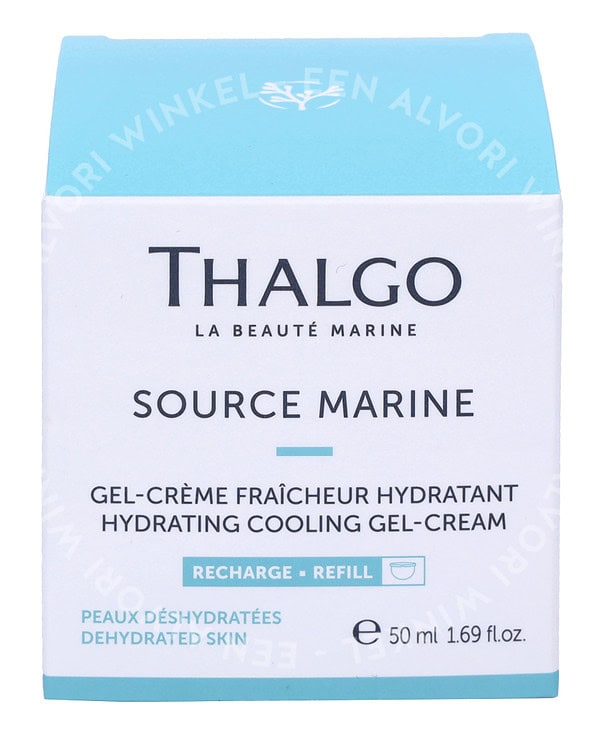 Thalgo Source Marine Hydrating Cooling Gel-Cream - Refill 50ml Dehydrated Skin - Afbeelding 3