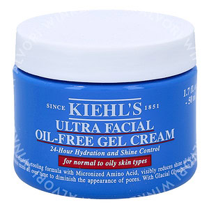 Kiehl's Ultra Facial Oil-Free Gel-Cream 50ml For Normal To Oily Skin Types