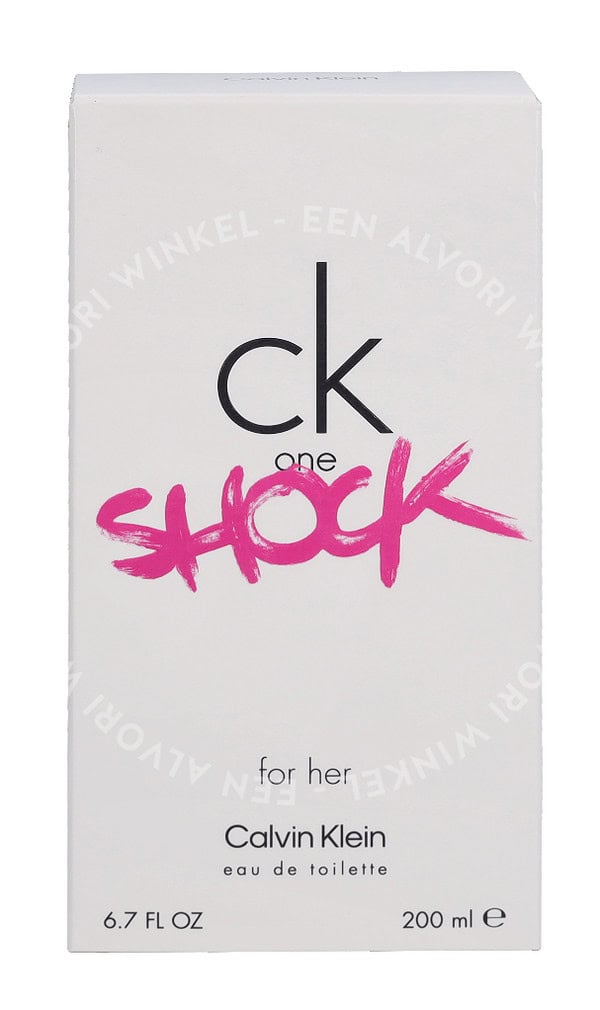 Calvin Klein Ck One Shock For Her Edt Spray 200ml - Afbeelding 3