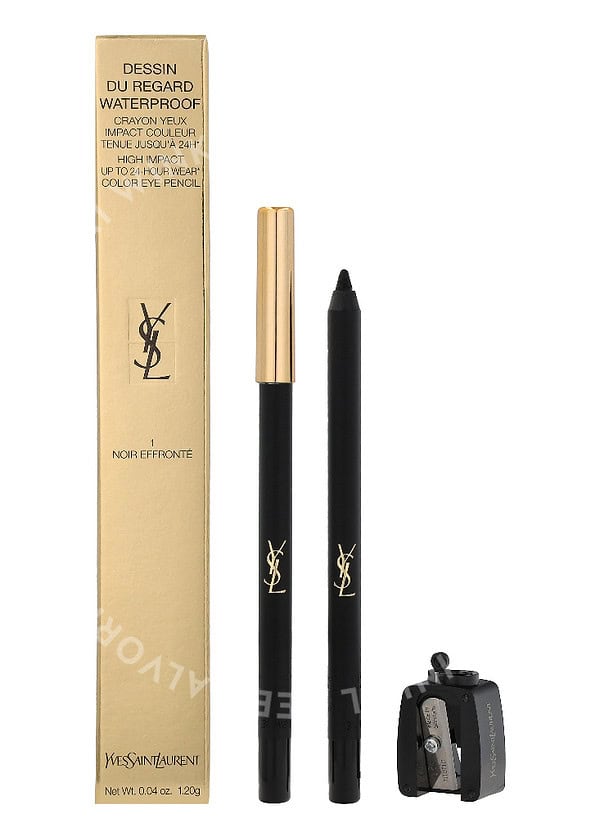 YSL Dessin Du Regard Waterproof Color Eye Pencil 1,2g #1 Black