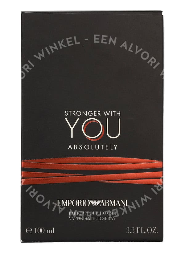 Armani Stronger With You Absolutely Edp Spray 100ml - Afbeelding 3