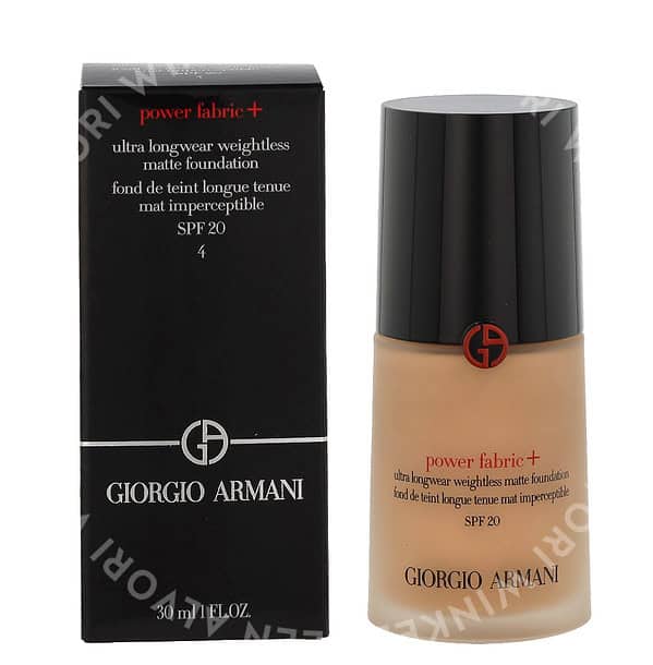 Armani Power Fabric+ Ultra Longwear Matte Foundation SPF20 30ml #4
