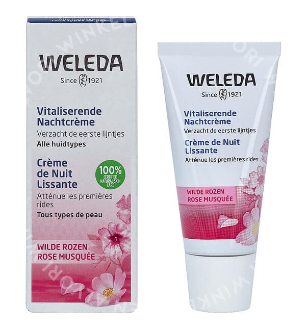 Weleda Wild Rose Smoothing Night Cream 30ml All Skin Types