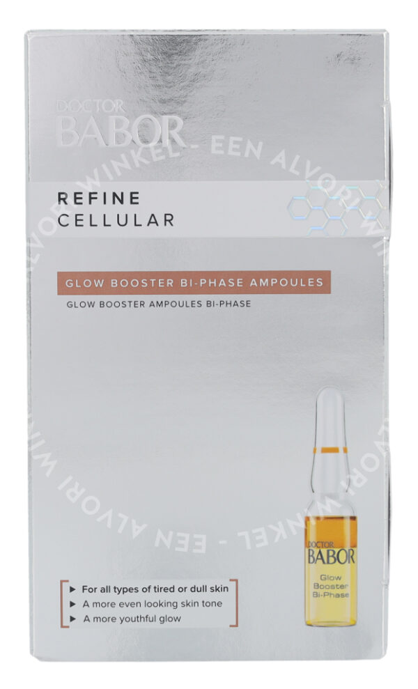 Babor Refine Glow Booster Bi-Phase Ampoules 7ml 7x1ml / For All Skin Types - Afbeelding 3