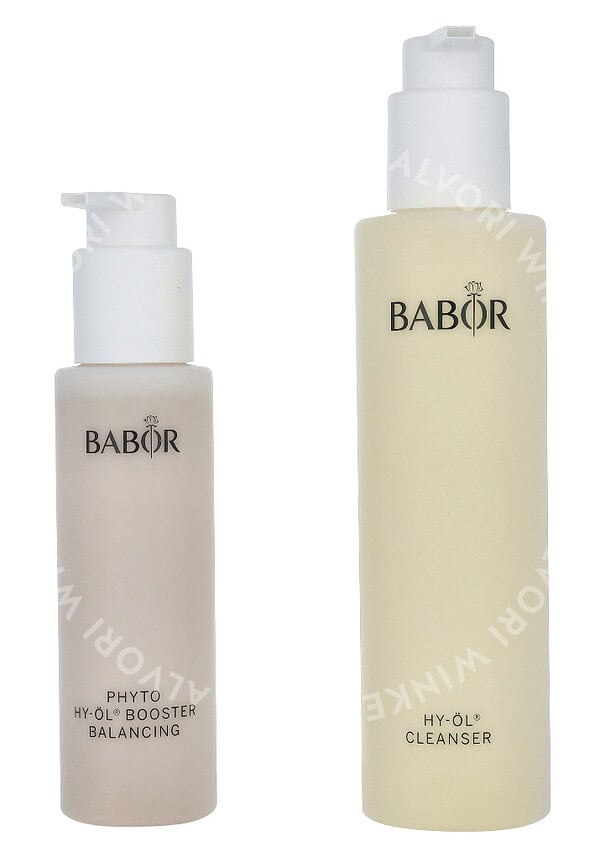 Babor Hy-Oil Cleansing Phyto Booster Balancing Set 300ml Cleansing Oil 200ml/Booster Balancing 100ml - For Combination Skin - Afbeelding 2