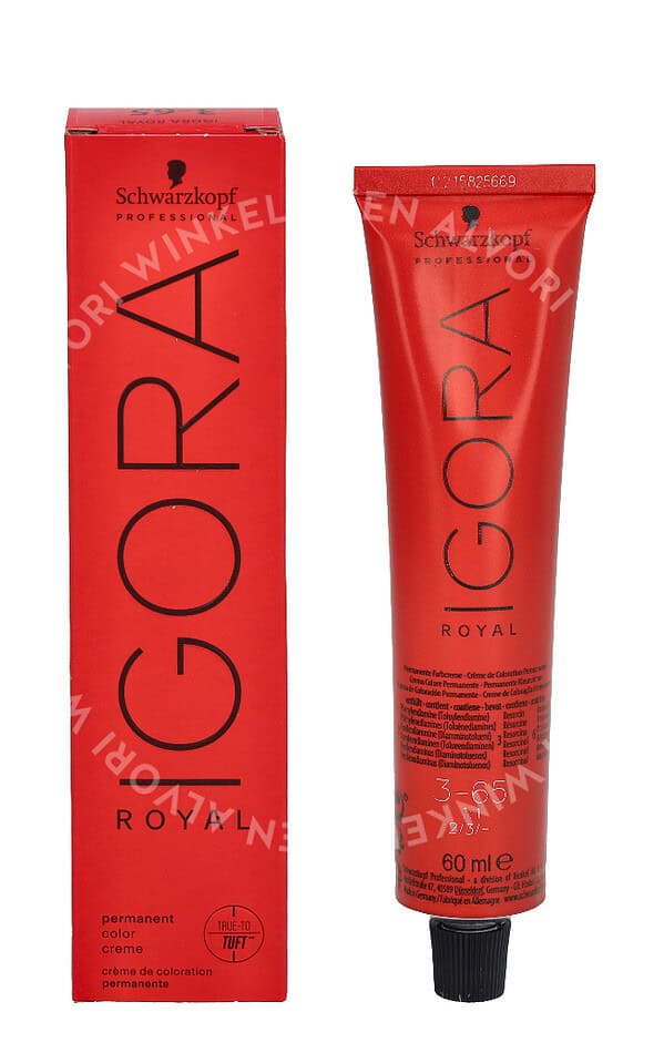 Schwarzkopf Igora Royal Permanent Color Creme 60ml 3-65