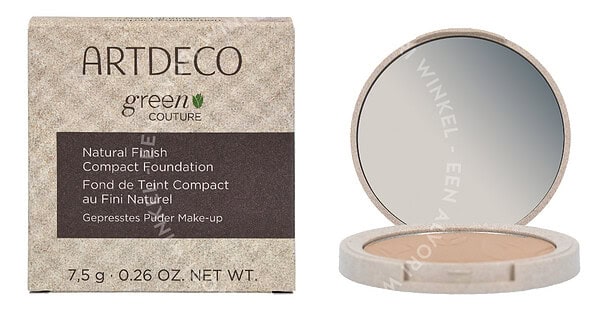 Artdeco Natural Finish Compact Foundation 7,5g #5 Medium Beige