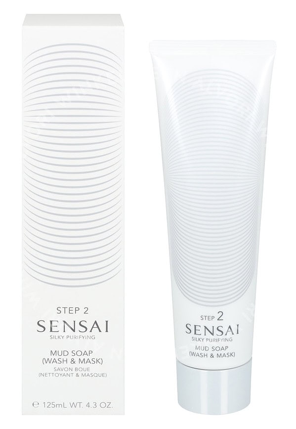 Sensai Step 2 Silky Purifying Mud Soap 125ml Wash & Mask - For Oily Skin