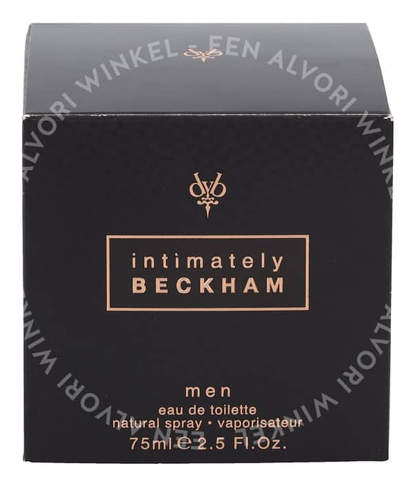 David Beckham Intimately Men Edt Spray 75ml - Afbeelding 3